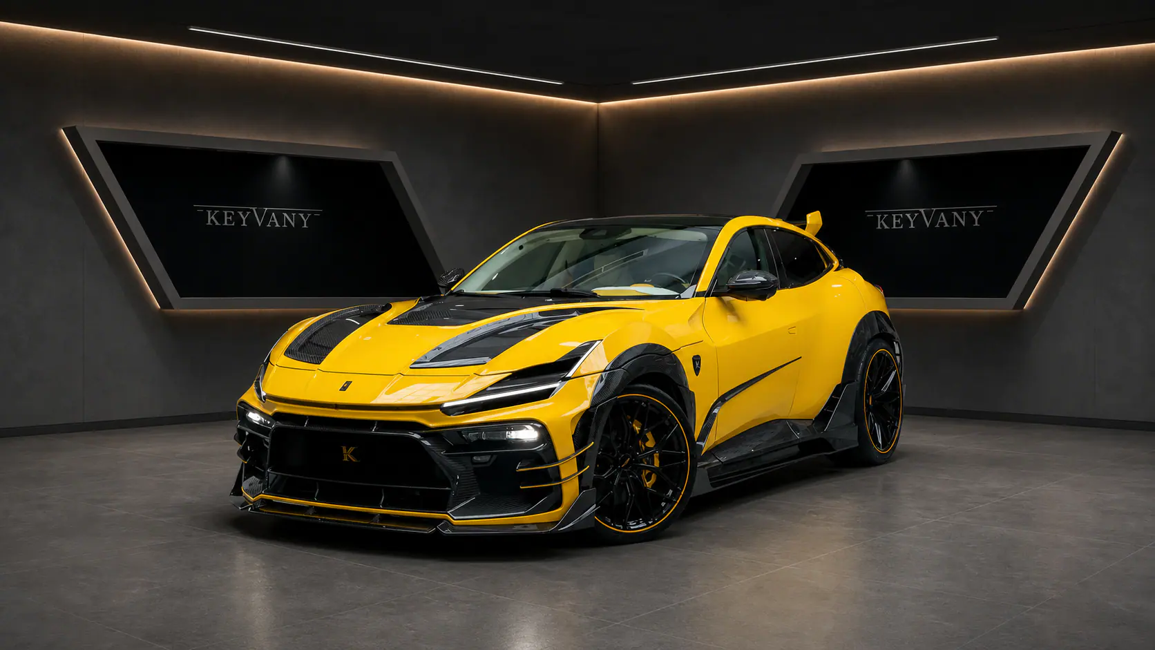 Ferrari Purosangue in the KEYVANY studio