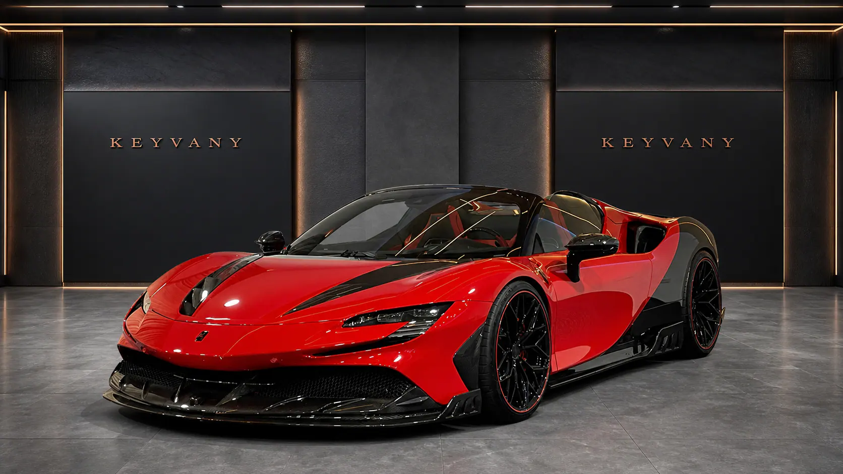 Ferrari SF90 in the KEYVANY studio